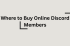 Where to Buy Online Discord Members